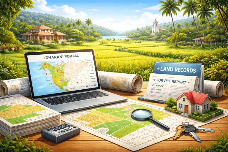 Goa Land Records (Dharani Portal): Mutation, Survey, and Property Maps