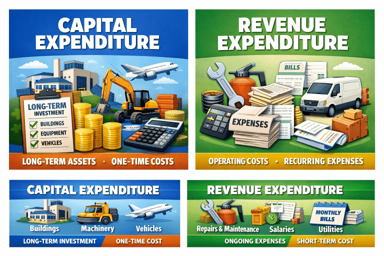 Capital Expenditure vs Revenue Expenditure: Meaning & Differences