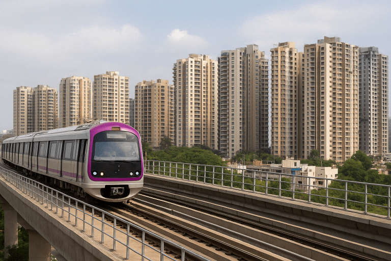 Affordable Residential Areas Near Purple Line Metro Bangalore in 2025-26: A Complete Guide
