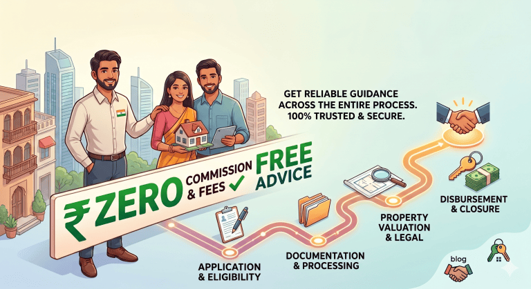 Is There Any Home Loan Advisor In India Who Doesn’t Charge Commission And Still Helps With The Entire Process?