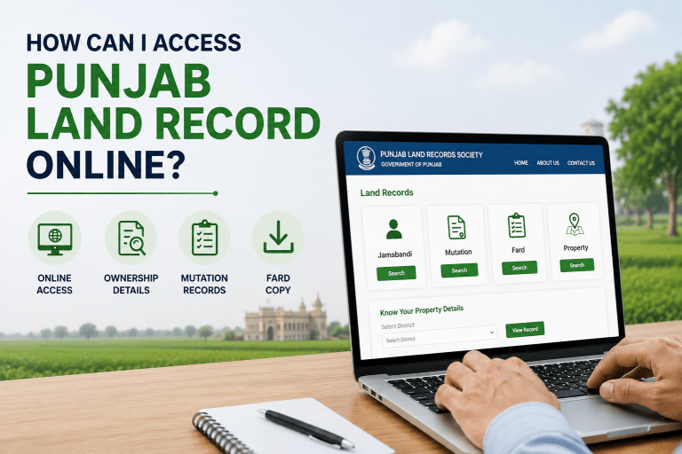 How Can I Access The Punjab Land Record Online?